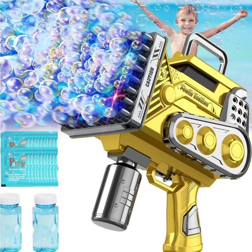 Gold Bubble Gun